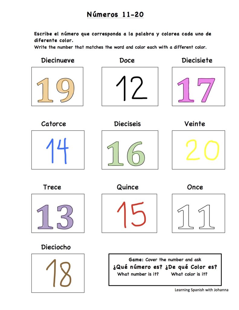 worksheet-numbers-10-20-learning-spanish-with-johanna